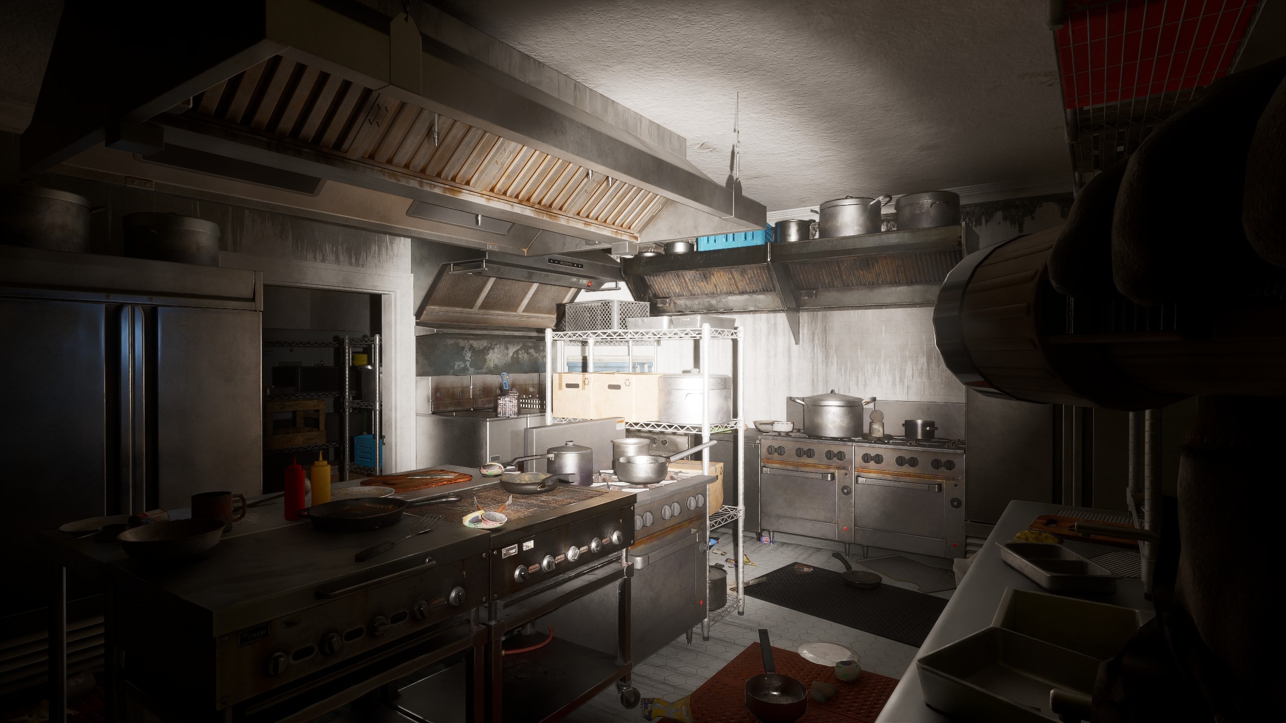 Hotel kitchen interior - Ardem location exploration